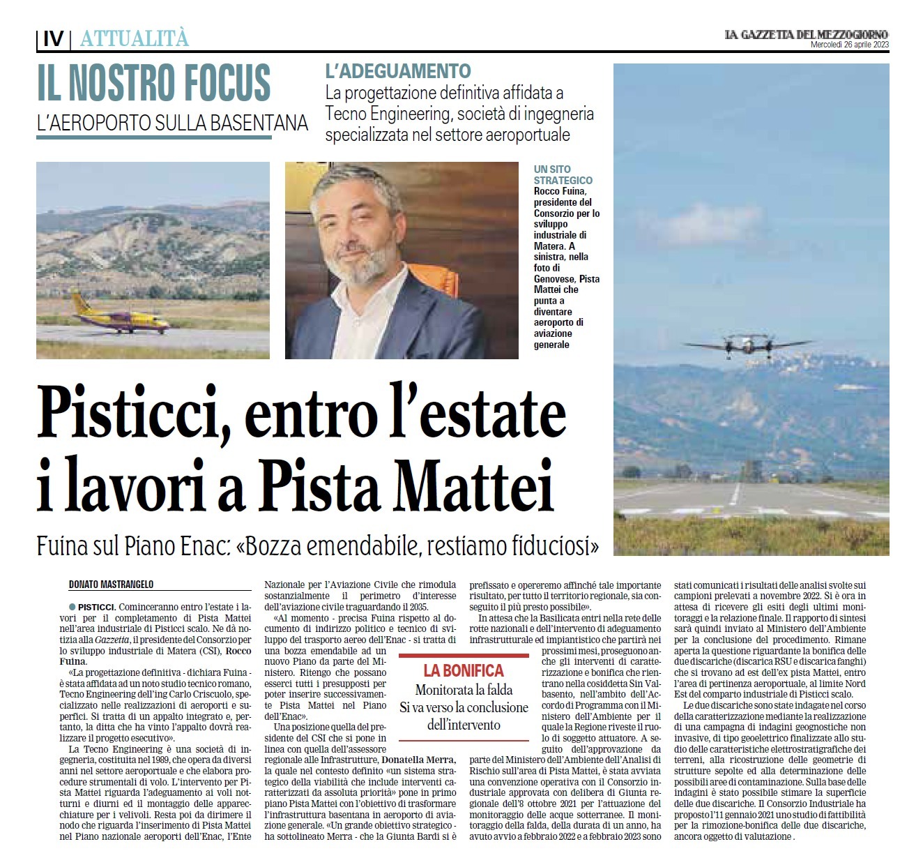 pista mattei