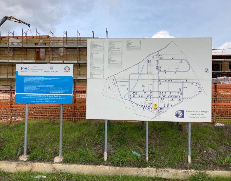 Efficientamento energetico degli impianti di pubblica illuminazione nelle aree industriali di Jesce e La Martella